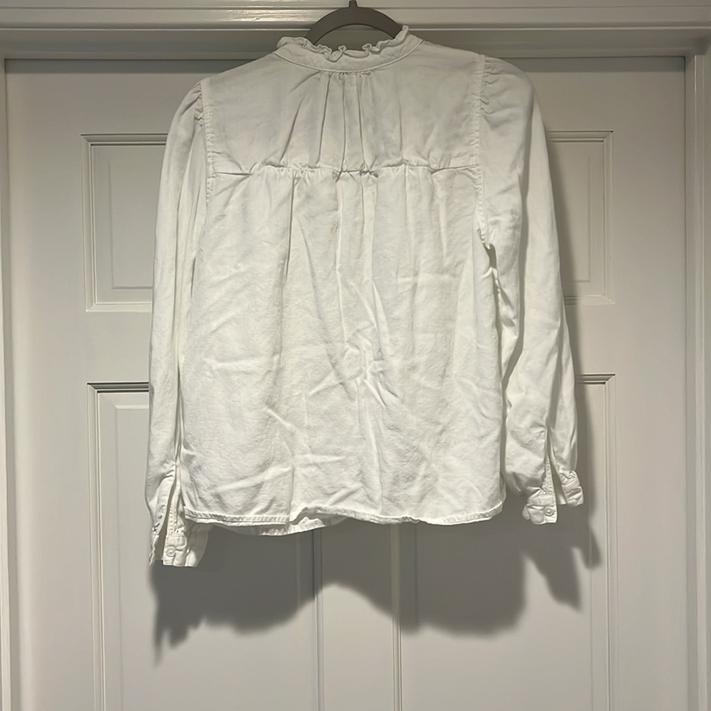 Rails Button-Down Blouse With Ruffles - image 2